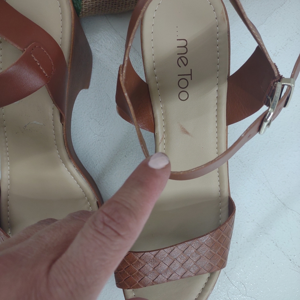 Brown Strappy Sandals - Picture 5 of 6